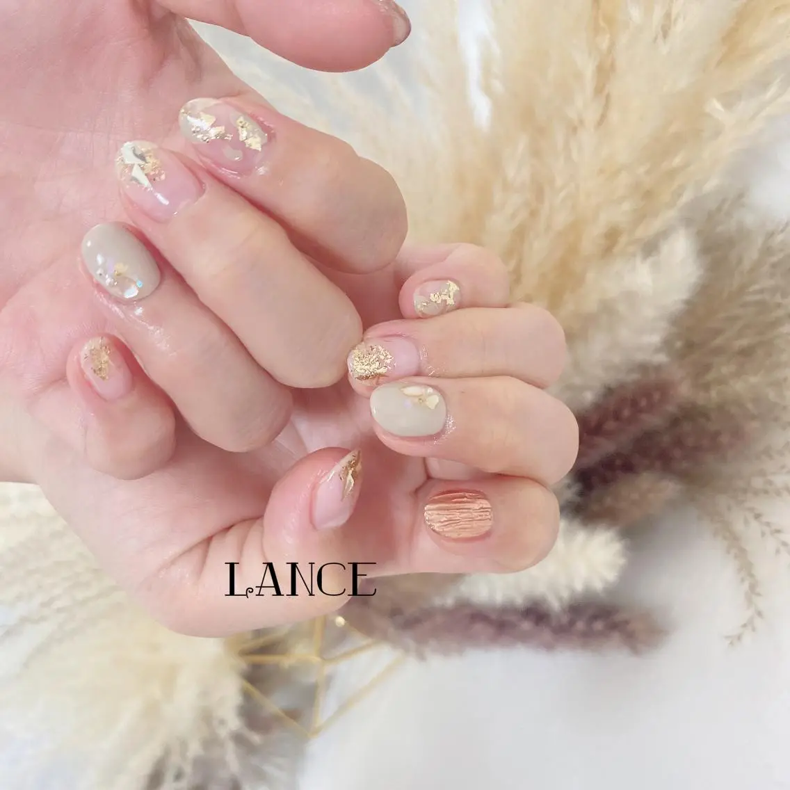 ミディアム ハンドネイル Lance nailのネイルデザイン