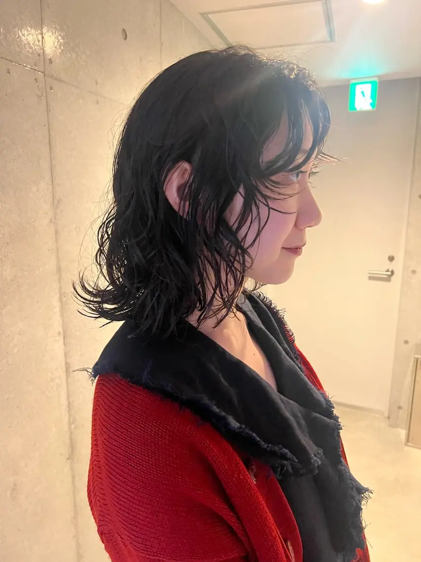 ショート パーマ 伸ばしかけ カット パーマ sakoda shunkiのヘアスタイル