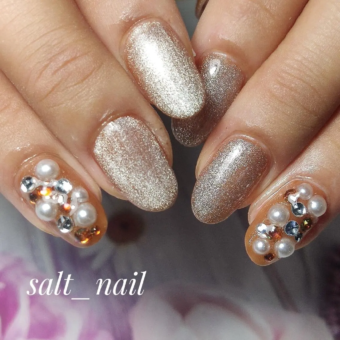 ネイル マグネットネイル 個人サロン saltnailのネイルデザイン
