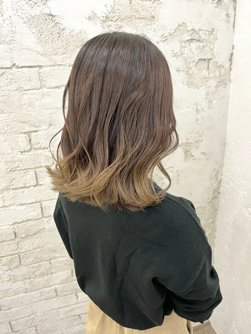 💚カット+ダブルカラー💚【インナー・イヤリングカラーorグラデーション】✨🥀の写真