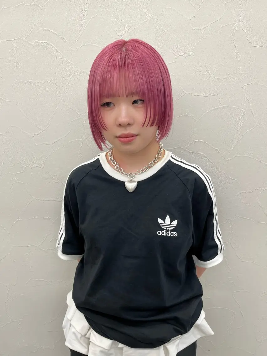ショート カラー カット ヘアカラー トリートメント 横浜/ブリーチ/ ダブルカラー/RINのヘアスタイル