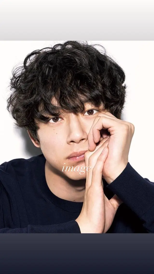 パーマ メンズ パーマ 椋 愛穂のヘアスタイル