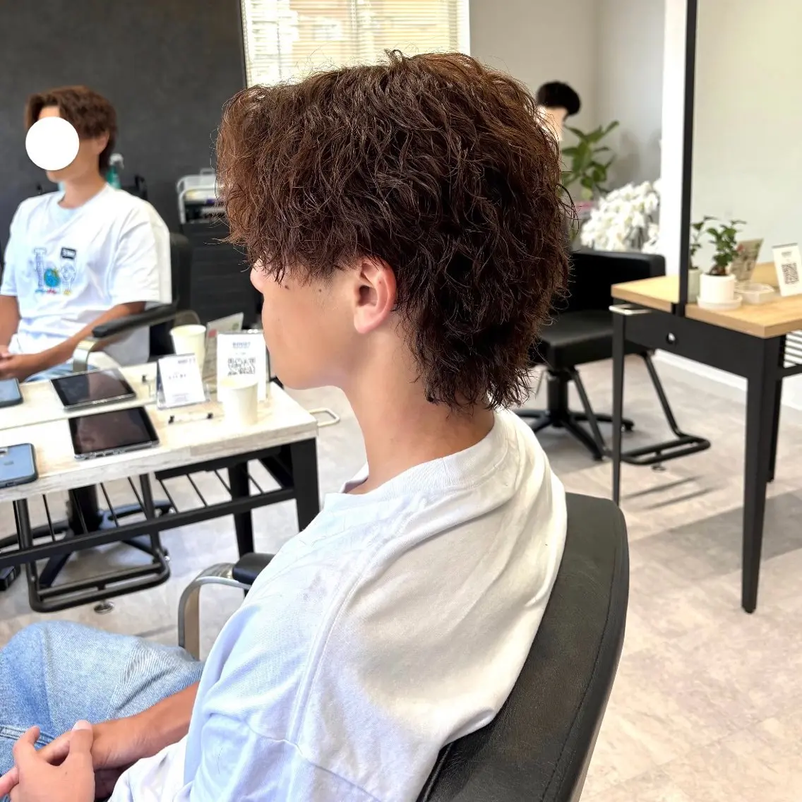 メンズ センターパート メンズパーマ 波巻きパーマ カット パーマ 浜松/メンズサロン/ Yuna🐈‍⬛🫧のヘアスタイル