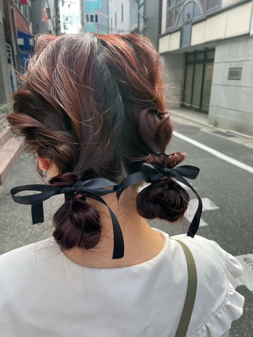 ヘアアレンジ KAI RIKAのヘアスタイル