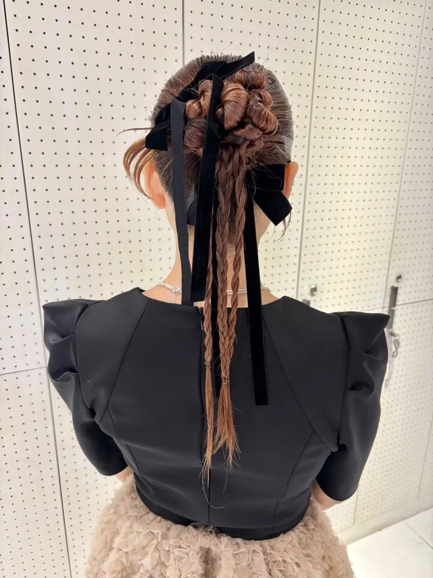 ヘアアレンジ ヘアセット 🎀ヘアセット透明感 /REINA🎀のヘアスタイル