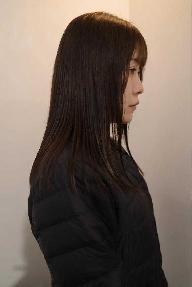 ロング カット 小長谷 夕菜のヘアスタイル