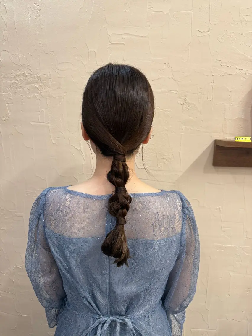 ロング ヘアアレンジ ヘアセット まとまるボブ🌼 アレンジ🌼鴨下穂香のヘアスタイル