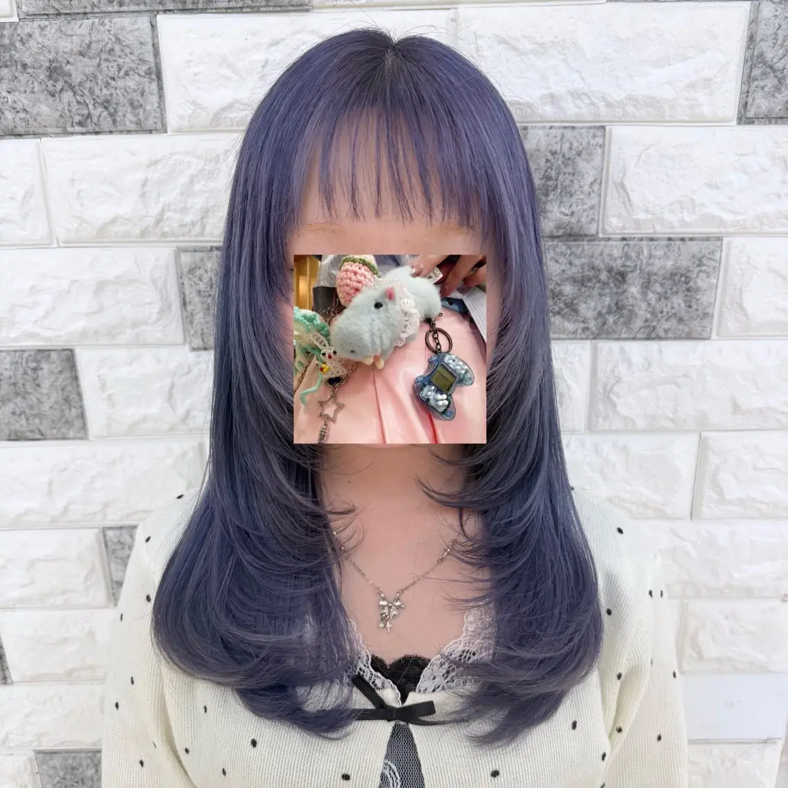 セミロング カラー ヘアアレンジ 顔周りカット レイヤーカット Mizuki 🐰🌟のヘアスタイル