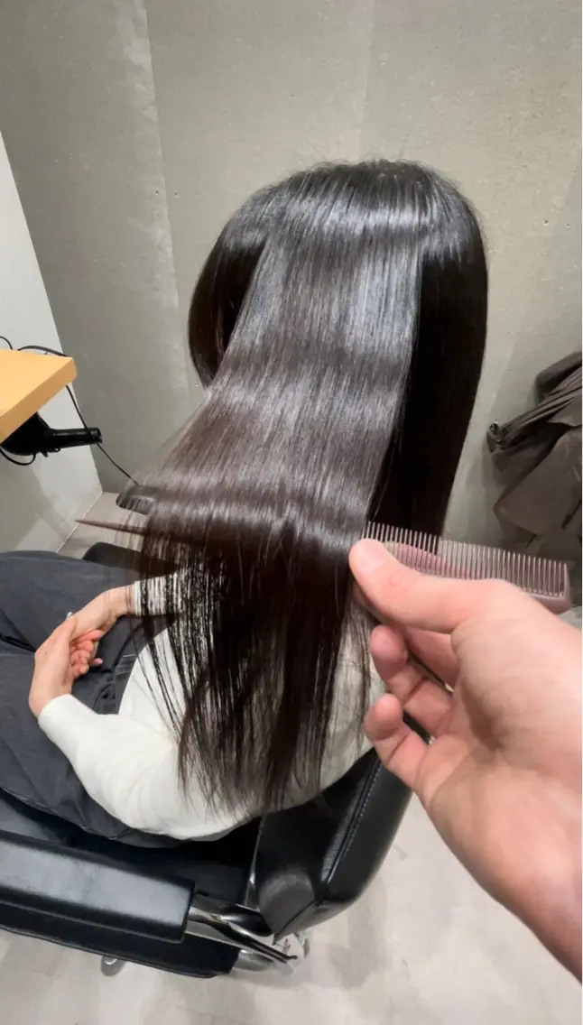 ロング 髪質改善 ロング トリートメント 髪質改善ヘアケア 艶髪特化/上田のヘアスタイル