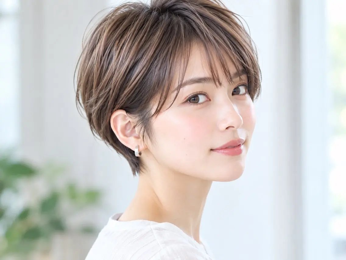 ショート カット ヘアメイクジェルム 代表　のりのヘアスタイル