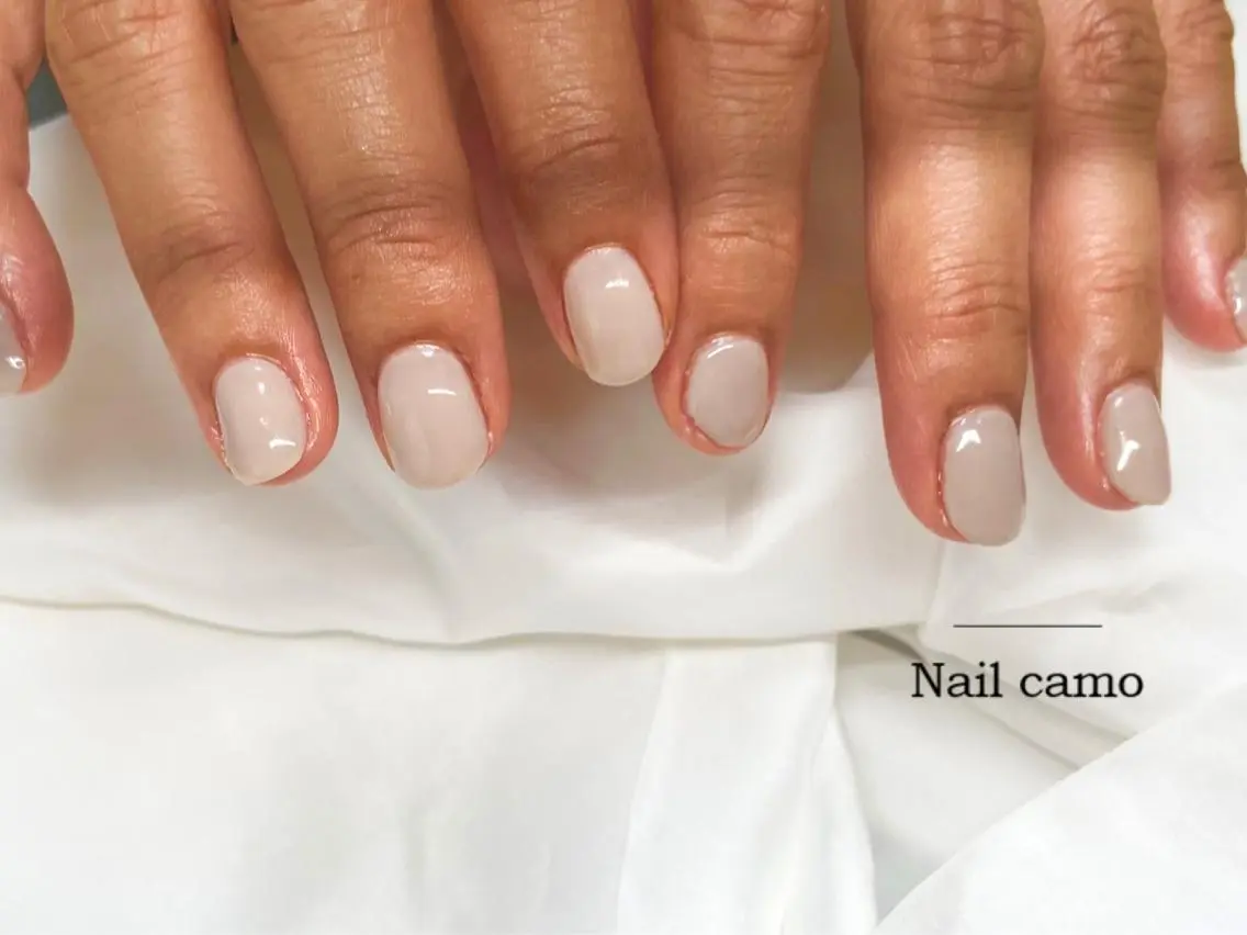 ネイル ワンカラーネイル 🌟Nail camo🌟のネイルデザイン