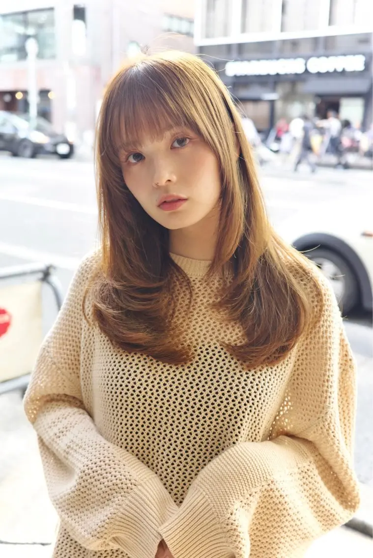 🔴今流行りのブリーチなしダブルカラーで叶える⭐️ブリーチなしダブルカラー+トリートメントの写真