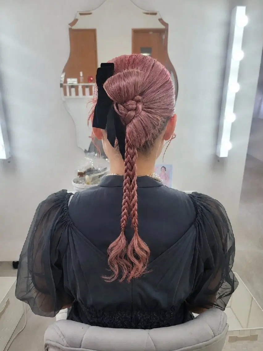 似合わせヘアセットの写真