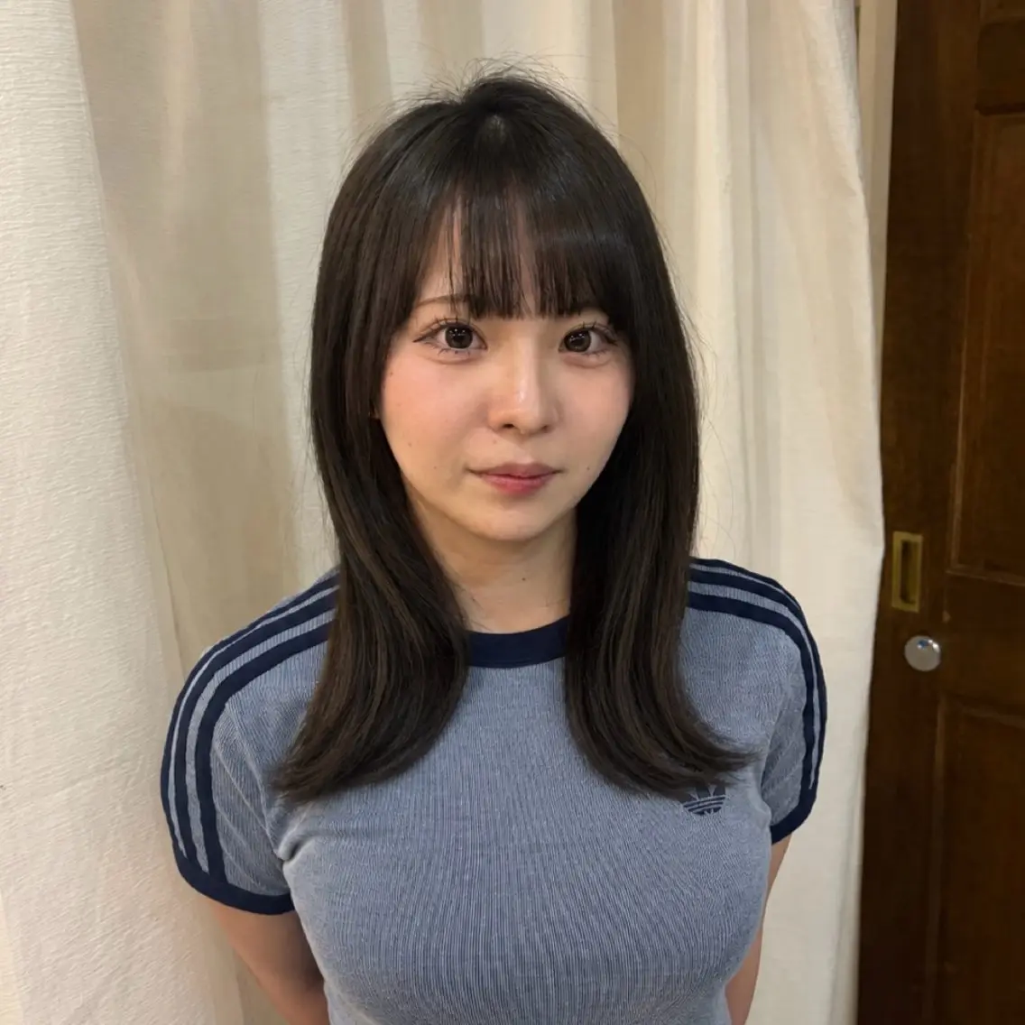 セミロング カラー ブリーチ 透明感カラー カット ヘアカラー トリートメント ボブ/くびれボブ ⠀ゆらのヘアスタイル