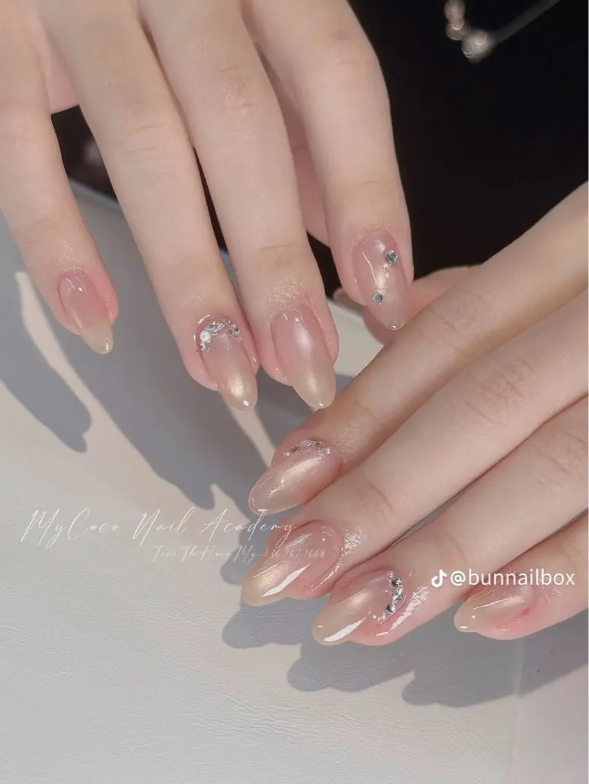 ネイル 韓国ネイル 持ち込み ニュアンスネイル ネイルチップ ROSE ANA CHUO 本川越のネイルデザイン