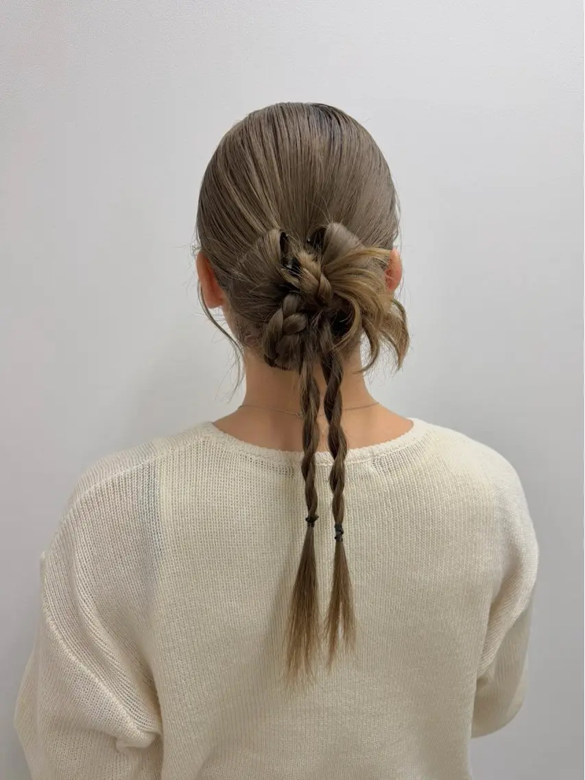 ヘアアレンジ ヘアセット かけだ まゆのヘアスタイル