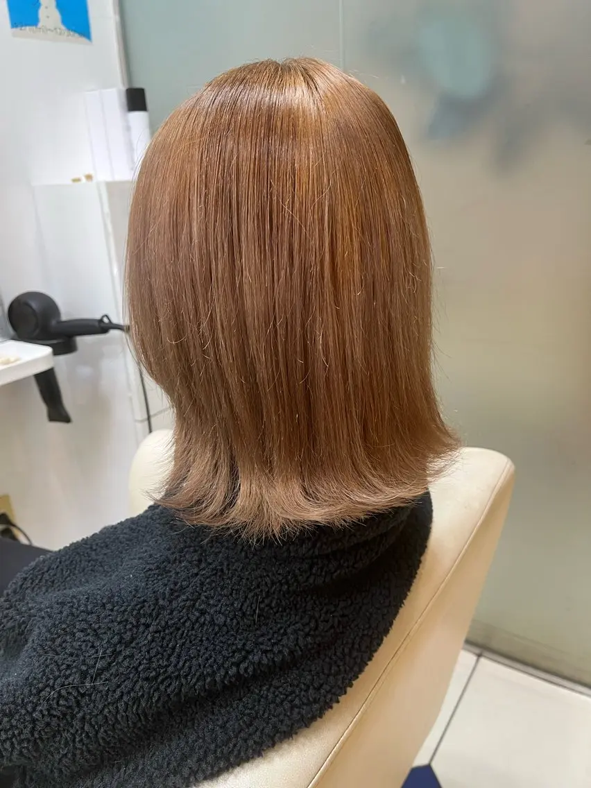 ミディアム カラー ベージュカラー 柳川 玲也のヘアスタイル