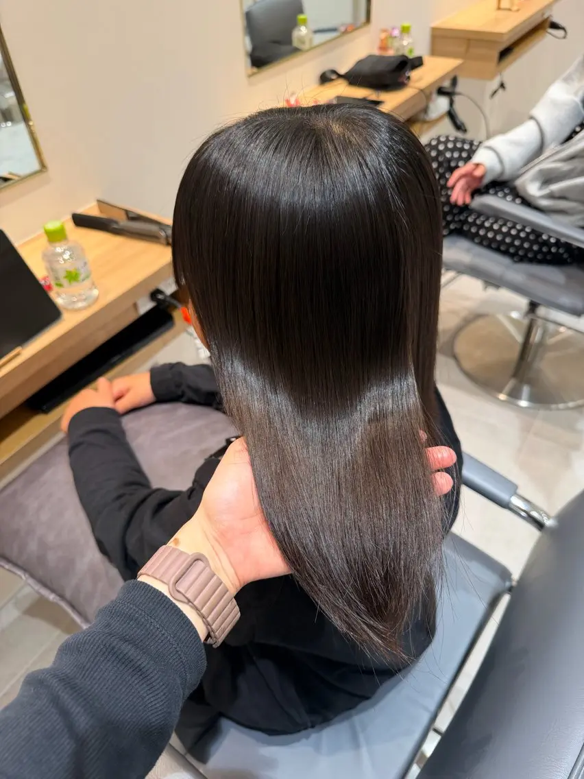 パーマ 縮毛矯正 縮毛矯正 カラー 🌟なるみももかのヘアスタイル