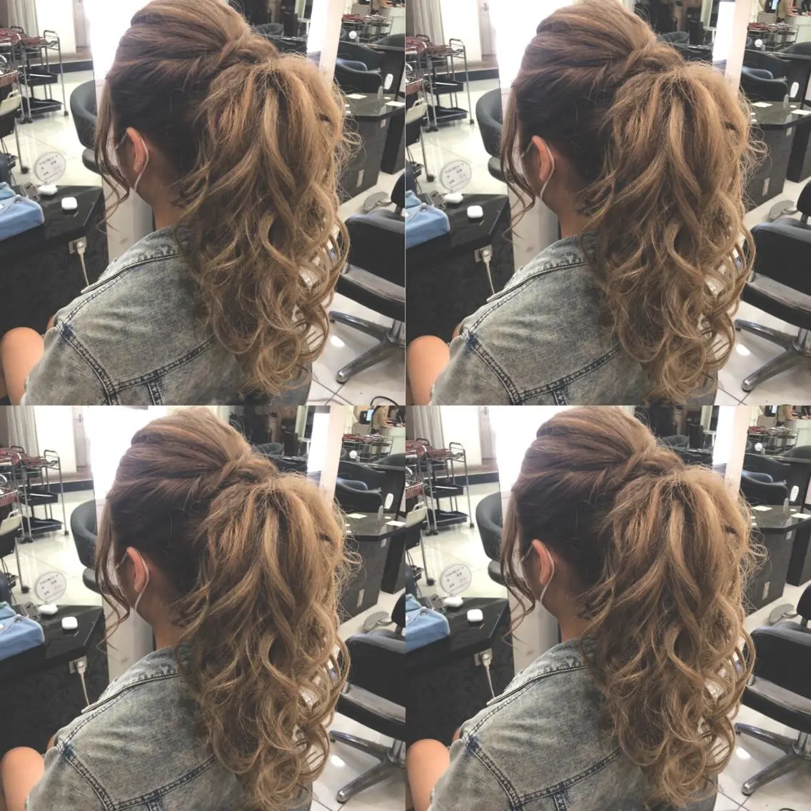 ロング ヘアアレンジ ポニーテール ヘアセット 🌷MAYU 🌷のヘアスタイル