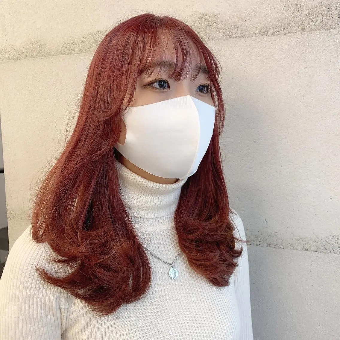 ミディアム カラー カット ヘアカラー トリートメント 縮毛矯正特化✂︎ YUKAのヘアスタイル