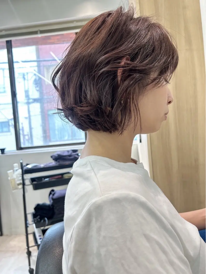 🩵レディースカット+パーマ🩵の写真