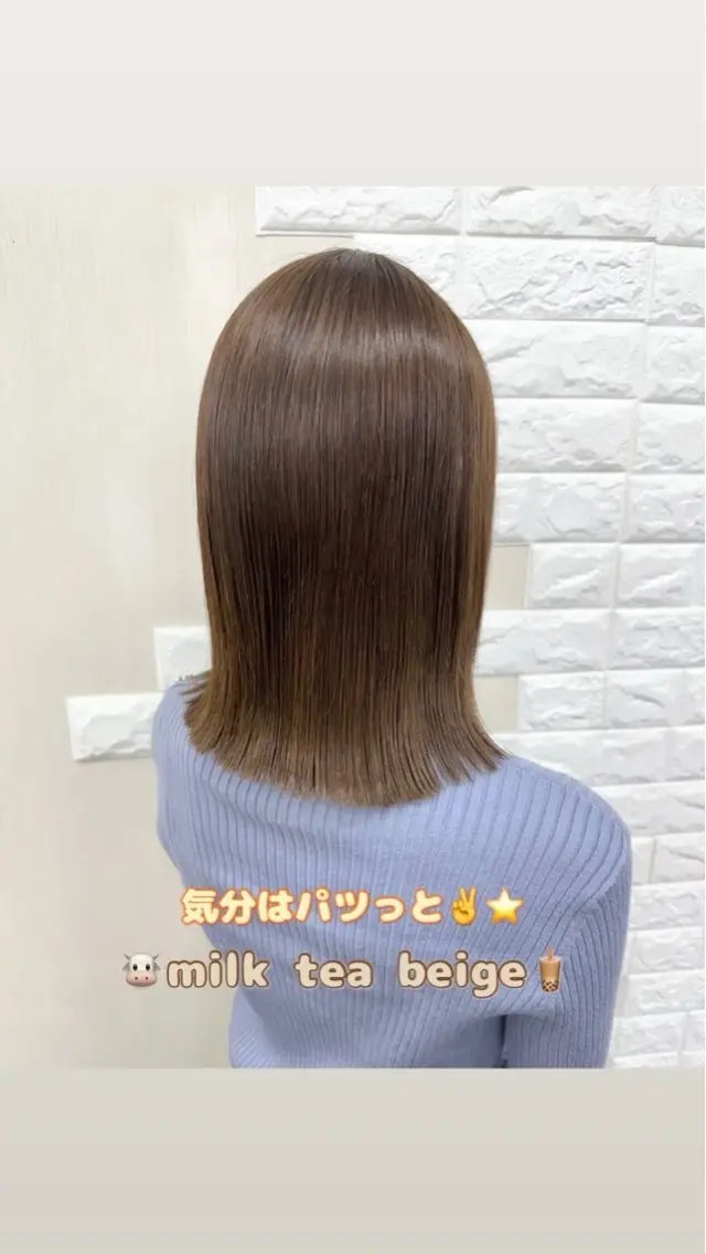 ミディアム カラー 🌈miu miu hair✂️💕のヘアスタイル