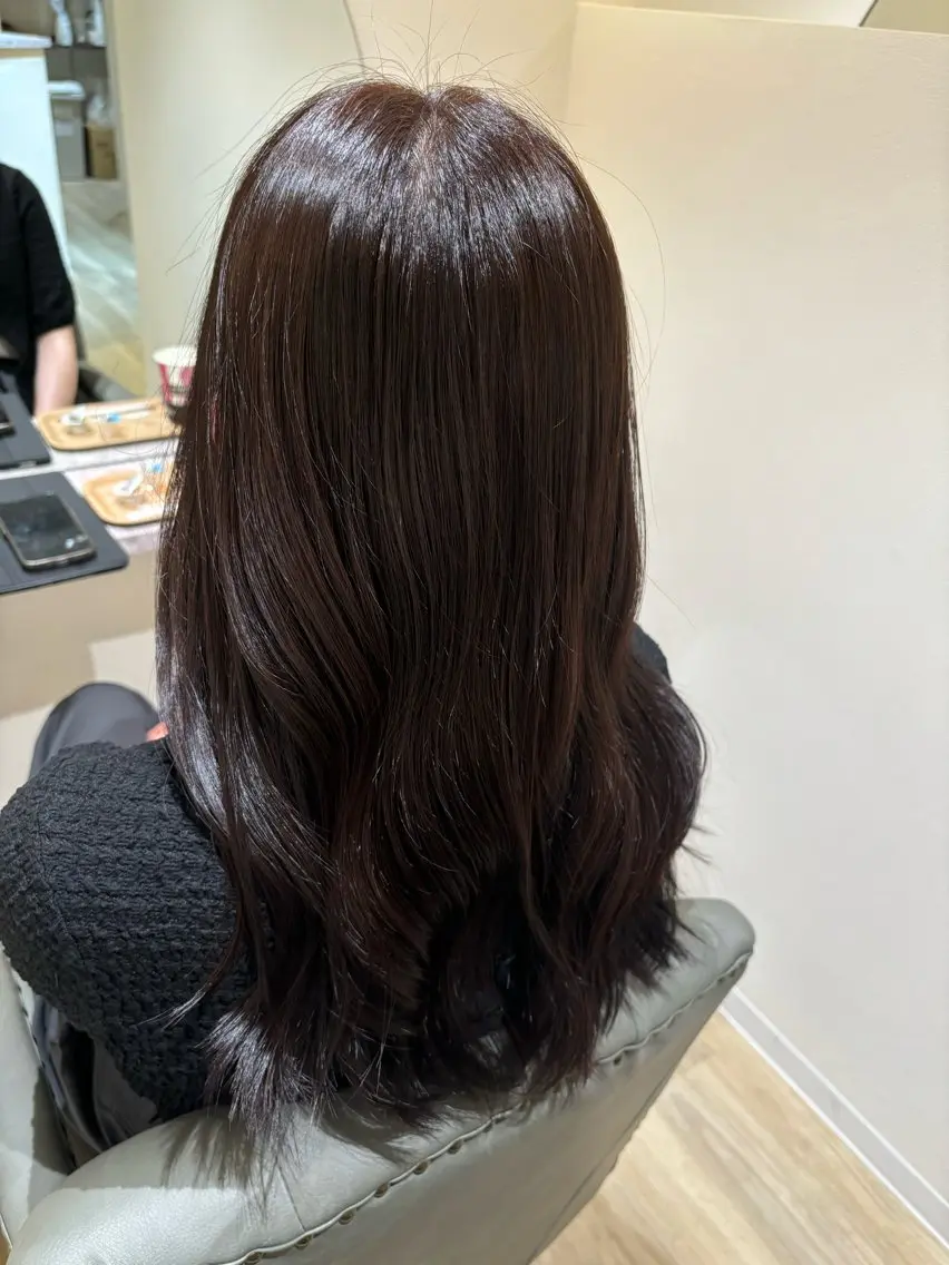 ロング 中田 渚のヘアスタイル
