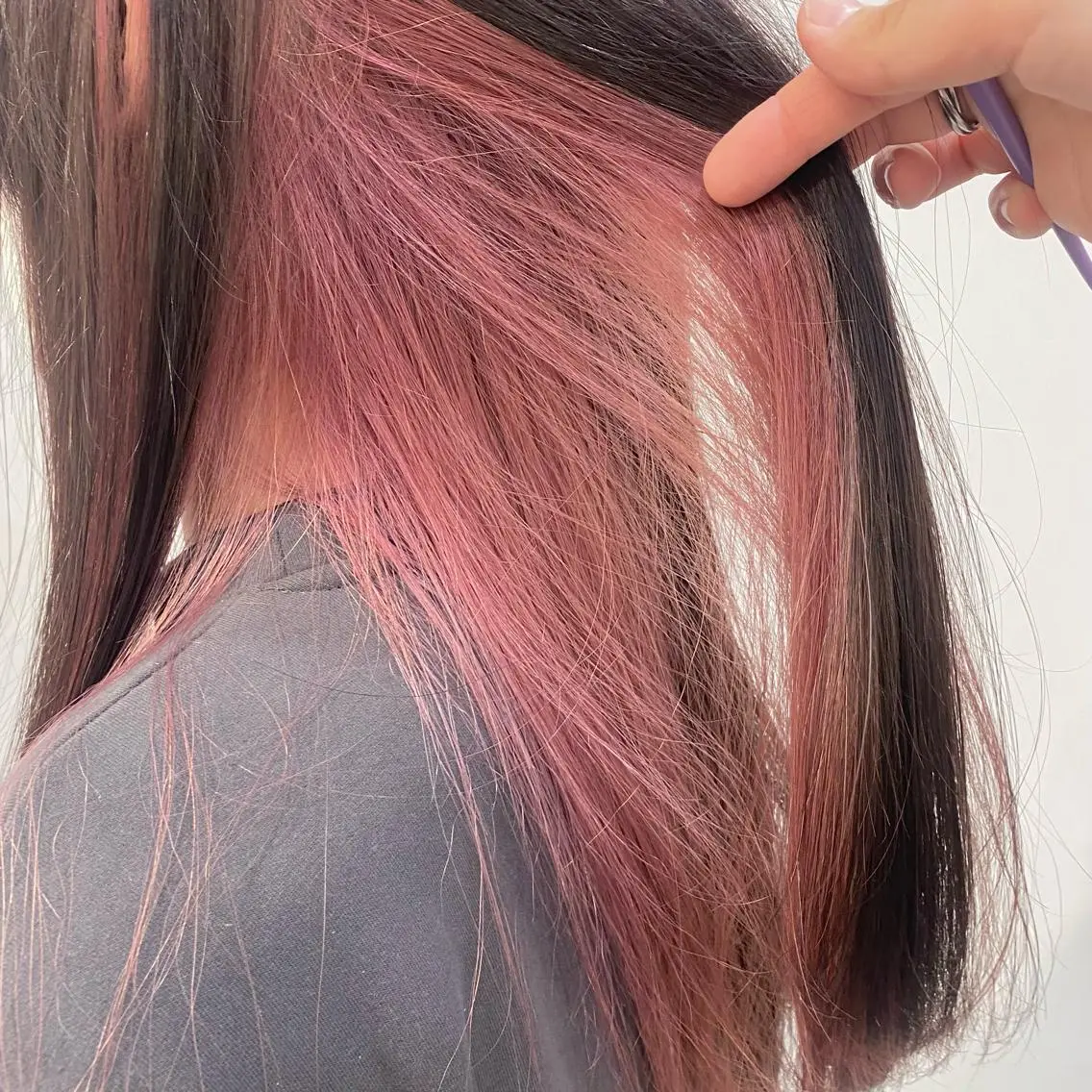 ロング カット ヘアカラー akina＊ブリーチ ♡トレンドヘアのヘアスタイル