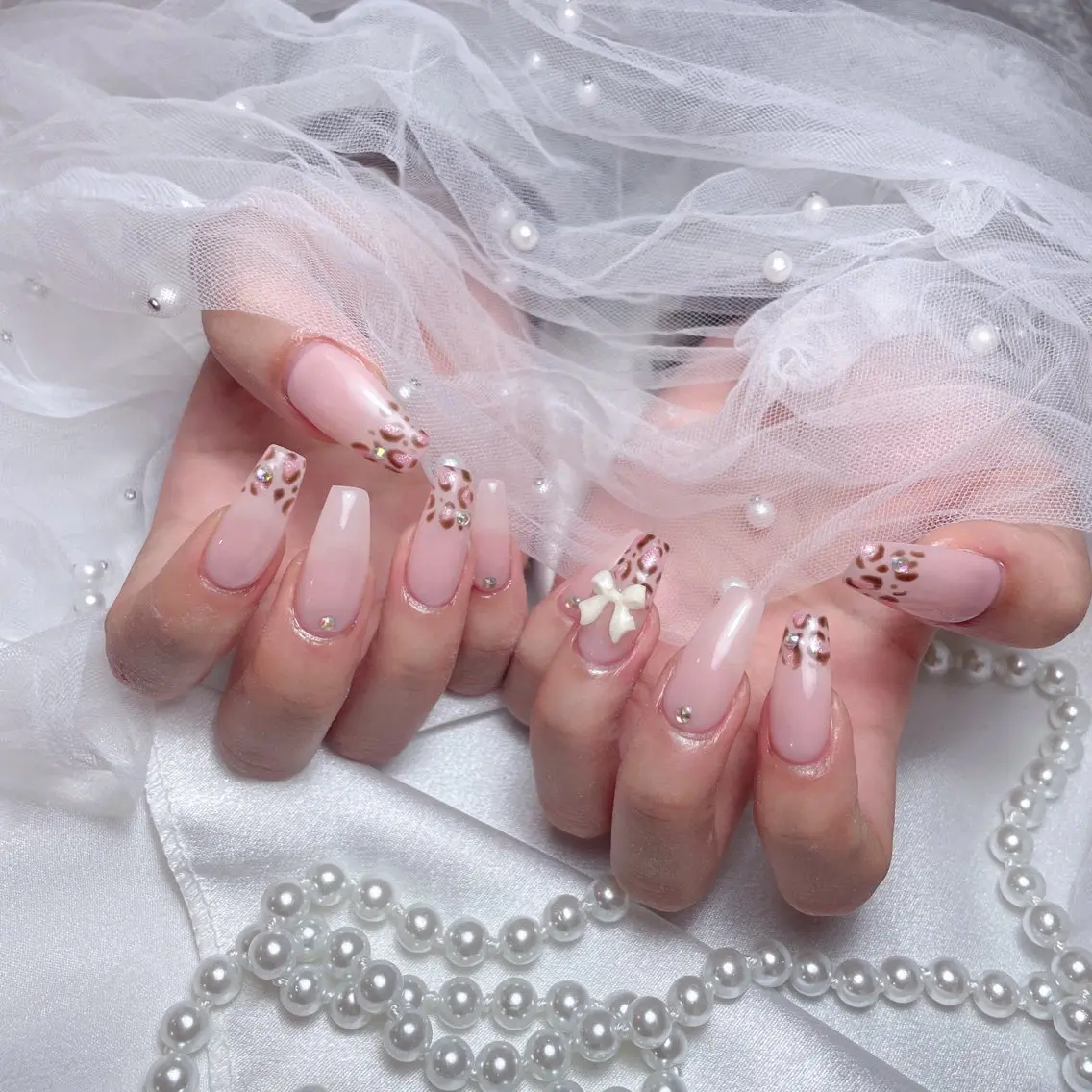 ネイル フットネイル フレンチネイル ジェルネイル ガーリー グラデーション ハンドネイル D.d Nail Moeのネイルデザイン