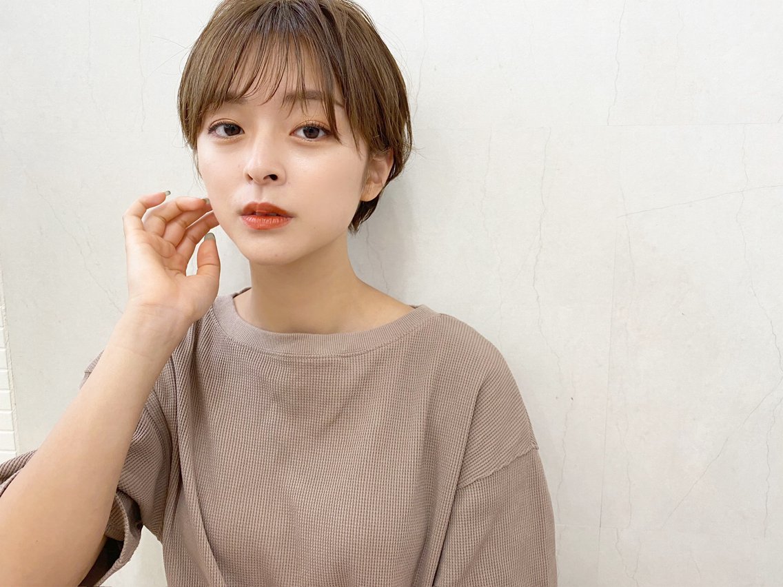 ショート ヘアカラー トリートメント 透明感カラー💫 Liora ☆yuiのヘアスタイル