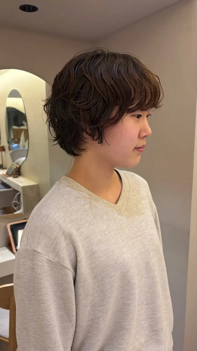 ショート パーマ 《ショートカット》 ナミのヘアスタイル
