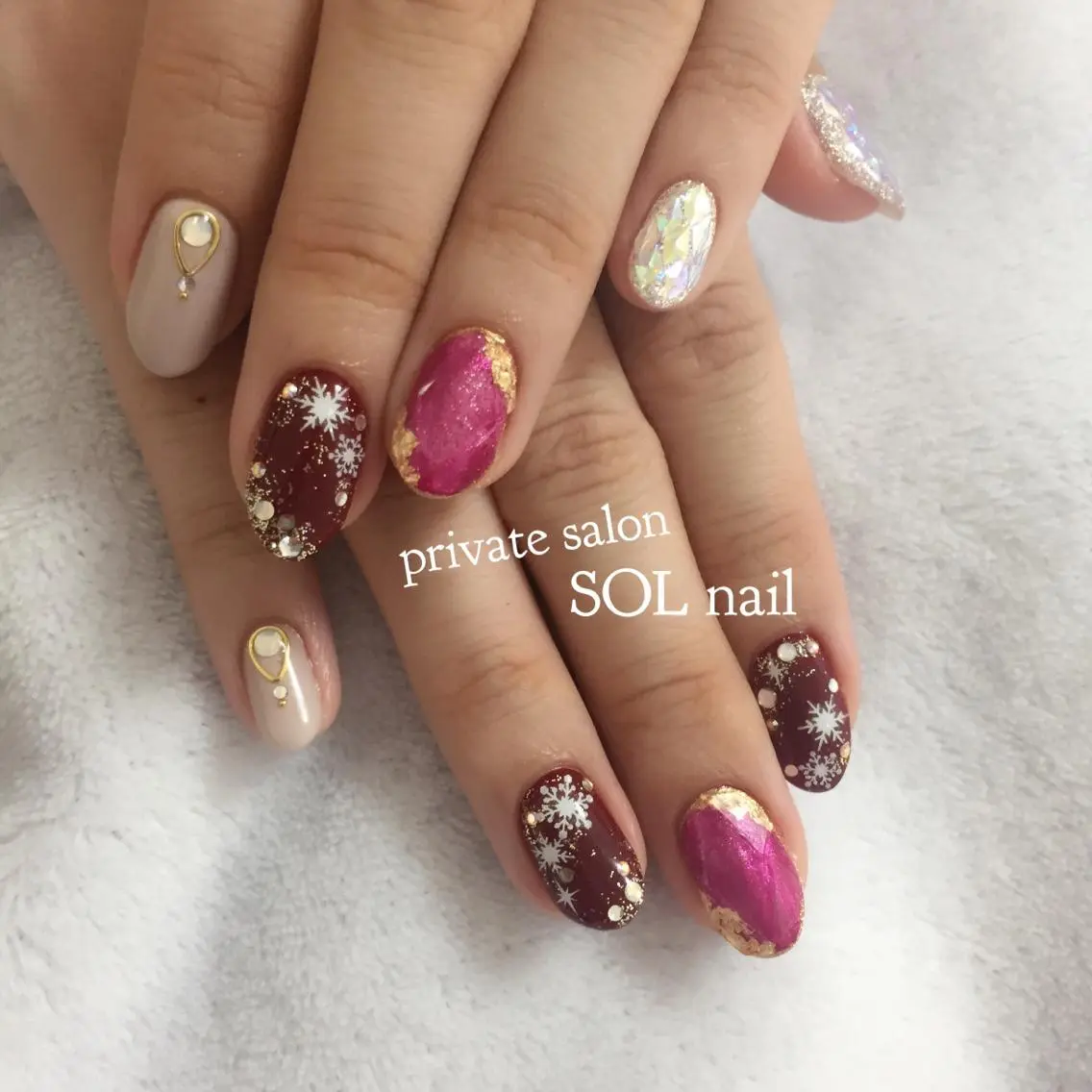 ネイル ハンドネイル SOL NAILのネイルデザイン