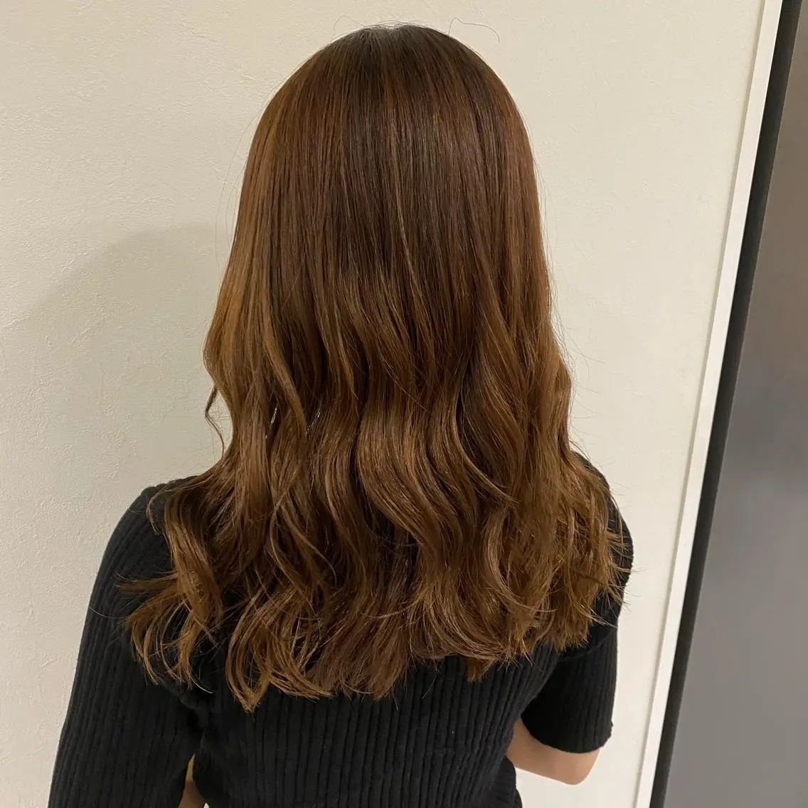 セミロング カット ヘアカラー トリートメント 髪質改善/shuki 韓国/代表取締役のヘアスタイル
