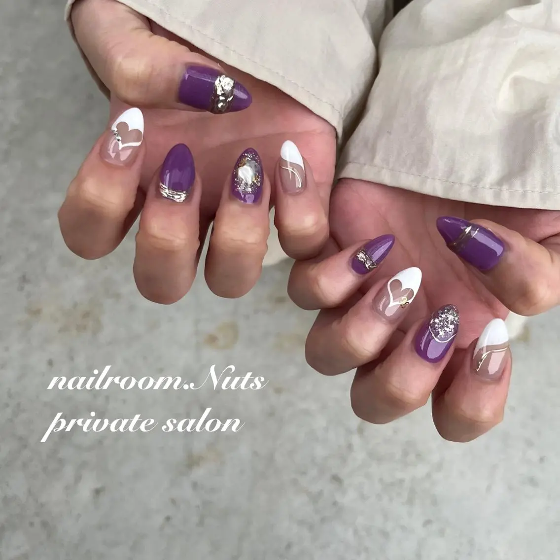 ネイル ハンドネイル nailsalon Nutsのネイルデザイン