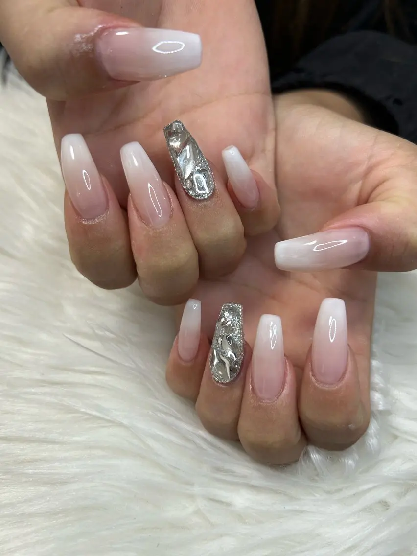 ネイル グラデーション ロングネイル シンプルネイル Lala nailのネイルデザイン