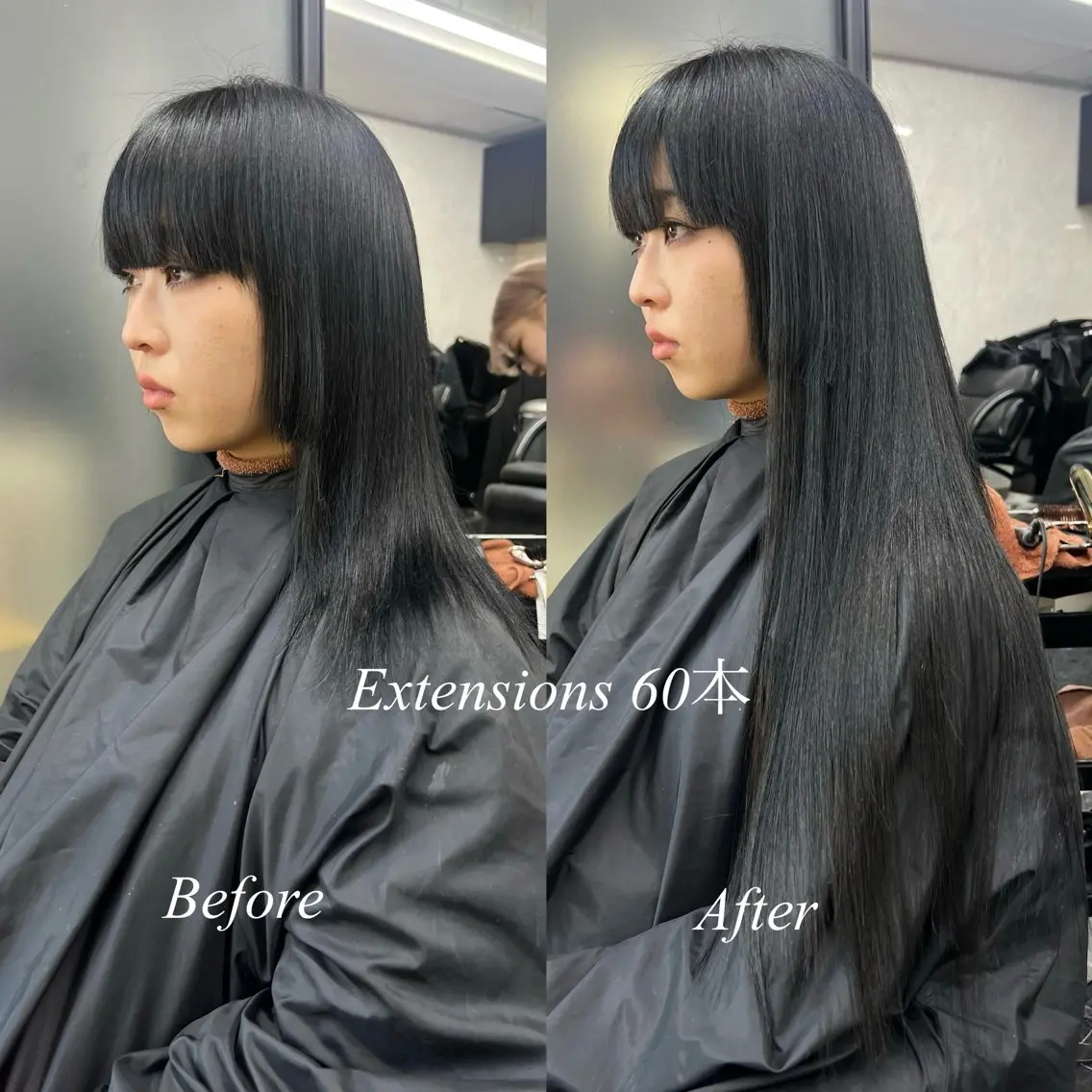 ロング カラー シールエクステ ハイトーンカラー エクステ ヘアカラー エクステ シールエクステ特化 ハイトーン、NANAのヘアスタイル