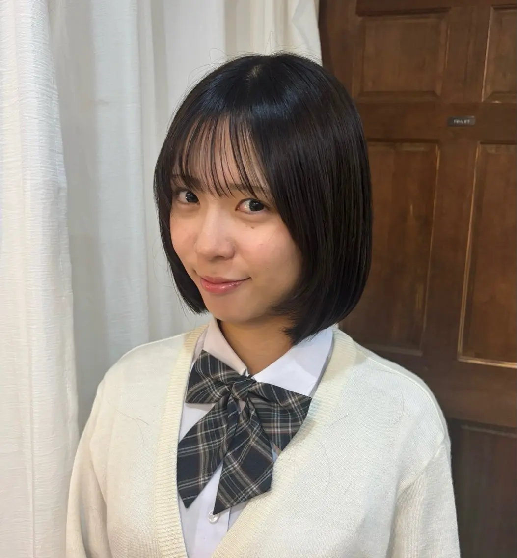 ミディアム ボブ レイヤーカット カット ボブ/可愛いスタイル ⠀ゆらのヘアスタイル