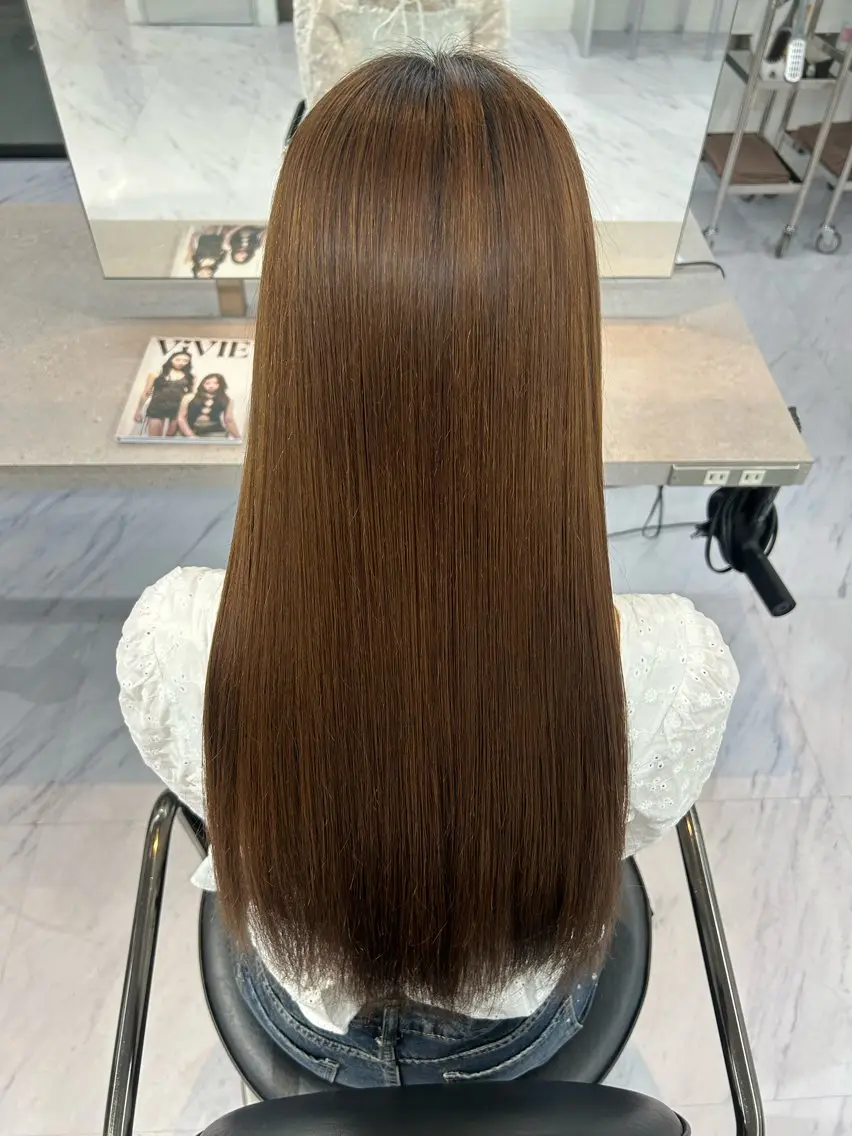 ロング 縮毛矯正 その他 【 ViVIE 】 とものヘアスタイル