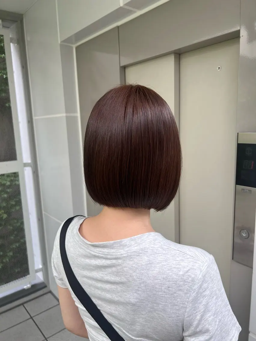 ショート カラー ボブ カット ヘアカラー A BY WHO たかはしのヘアスタイル