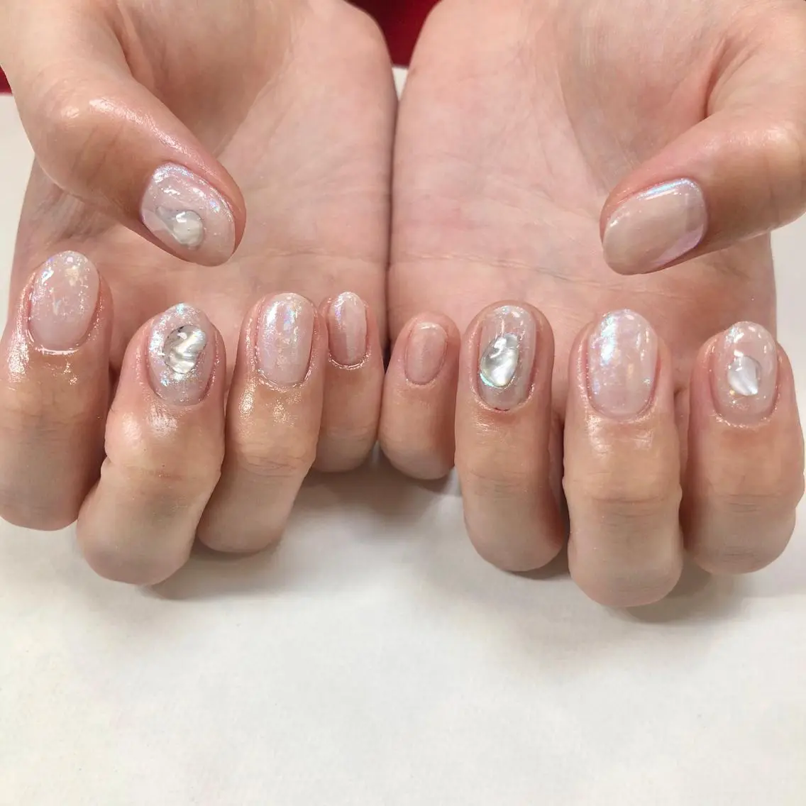 ネイル オーロラネイル ニュアンスネイル ハンドネイル 🎀AYAKO 🎀中韓ネイルのネイルデザイン