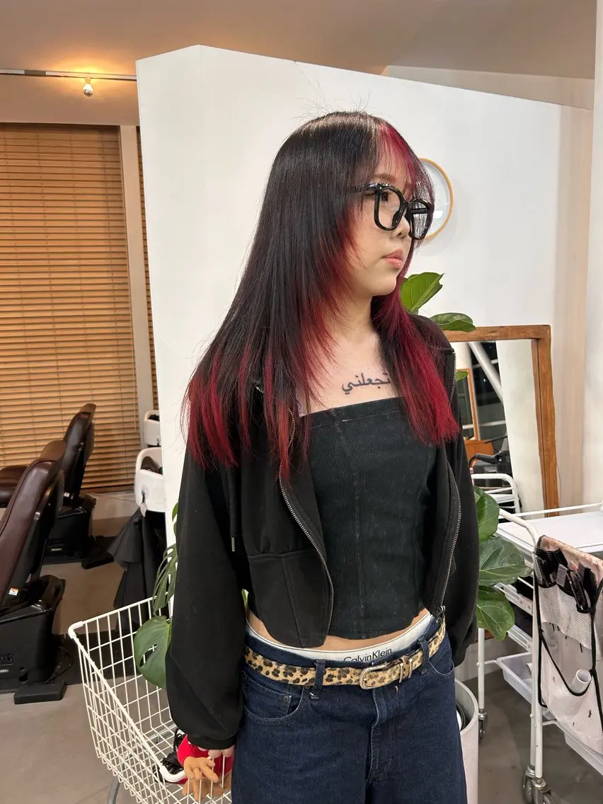 カラー かがやしづ ⭐️ベージュのヘアスタイル
