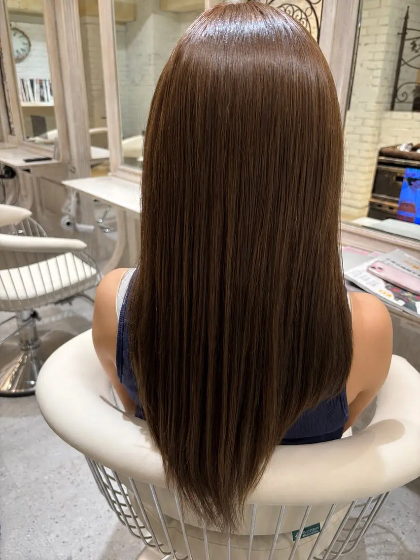 カラー ブリーチ ヘアカラー カラーモデル募集中 ‬ユイ🎀のヘアスタイル