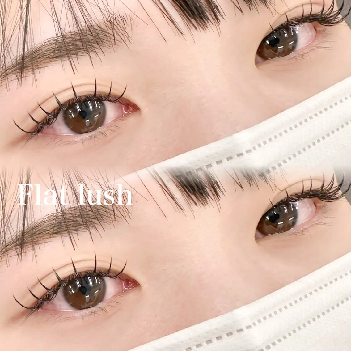 [限定価格⭐️]【フラットラッシュ上 100本♡】オフ別途✨付け足し可 💘 恵比寿 渋谷 原宿 💘の写真