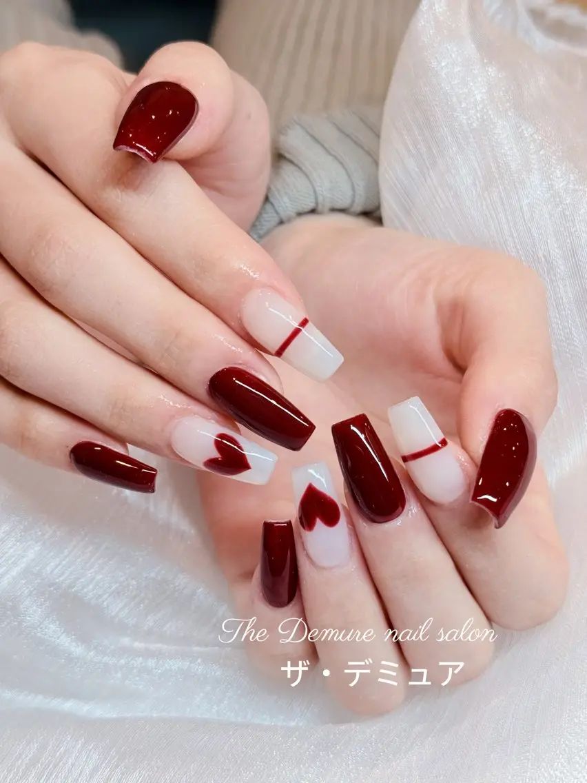 ネイル アートネイル フットネイル 韓国ネイル ロングネイル マグネットネイル ハンドネイル ハンドケア NailDemure 【銀座店】のネイルデザイン