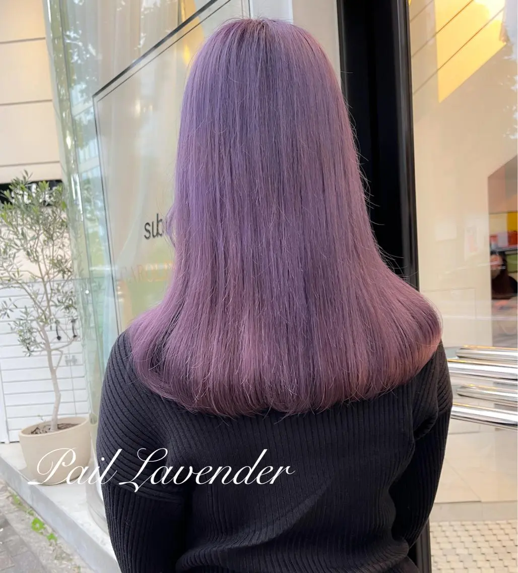 セミロング カラー ブリーチ ヘアカラー miyu /トレンド カラー×艶髪のヘアスタイル