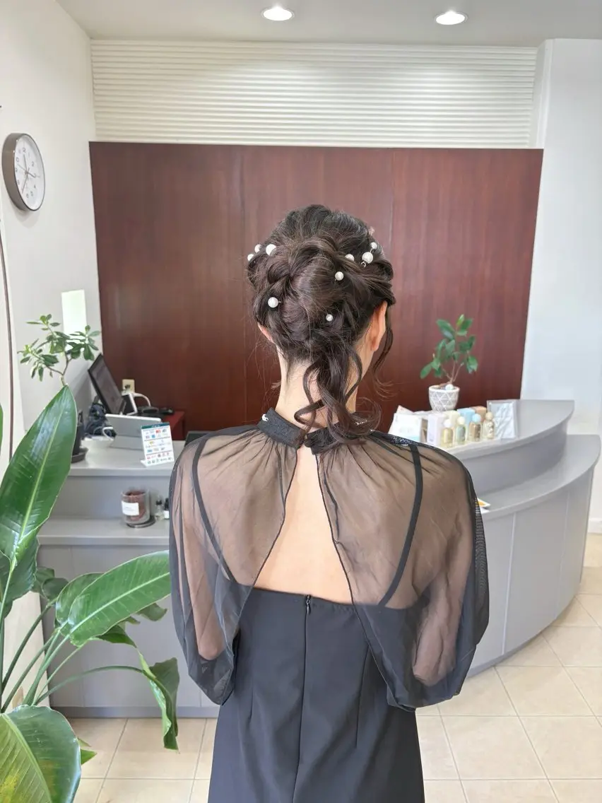 ロング ヘアセット arika さやのマツエク・マツパデザイン