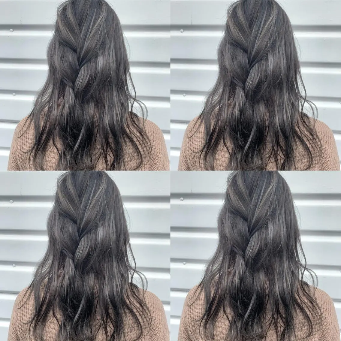 ロング ハイライト ヘアカラー 袴田 伊代のヘアスタイル