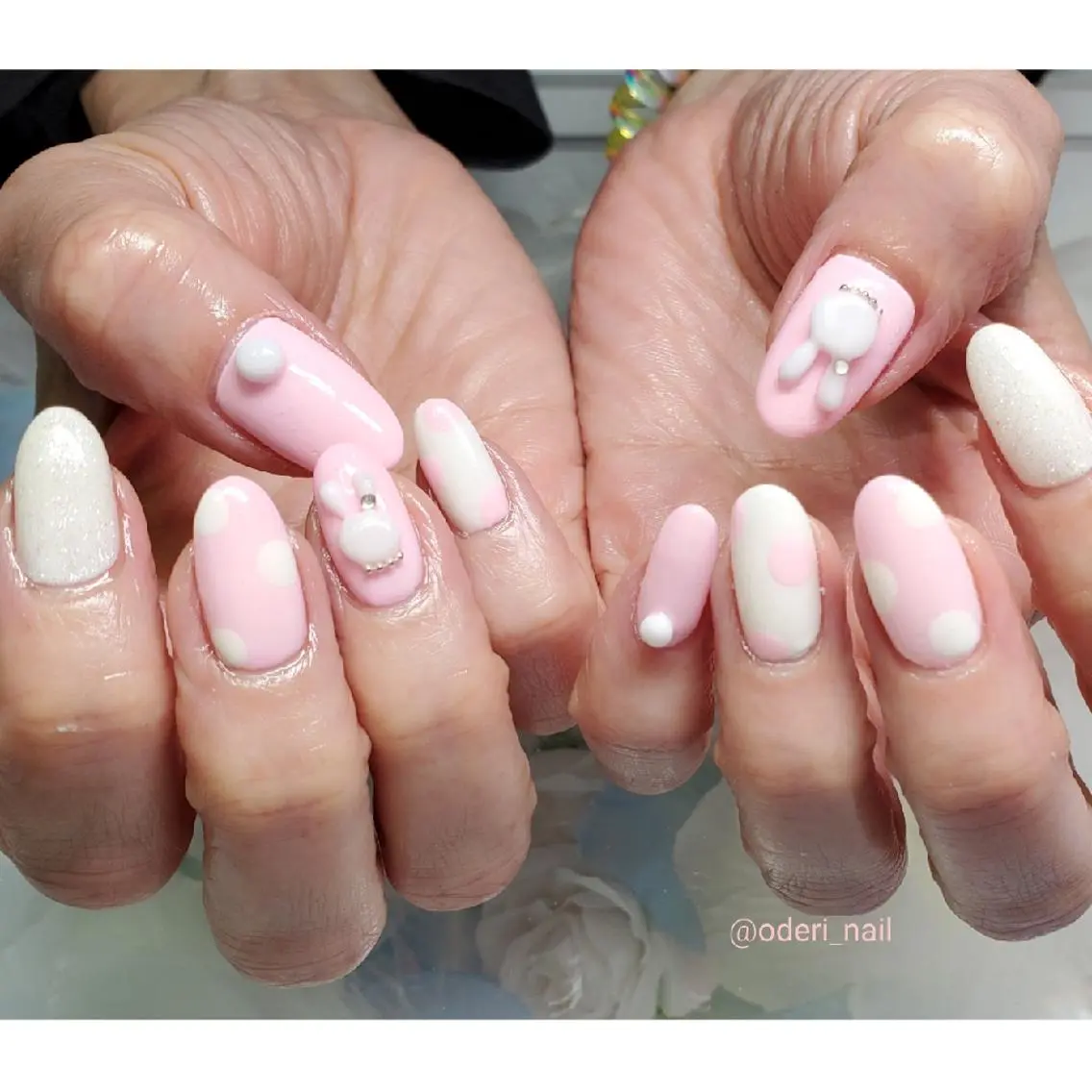 ネイル アートネイル ジェルネイル おで@ oderi_nailのネイルデザイン