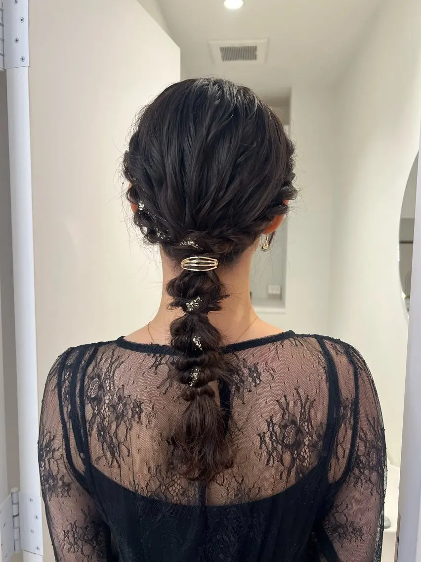 ヘアアレンジ ヘアセット アレンジ/ブラウン カラー HARU🕯のその他イメージ