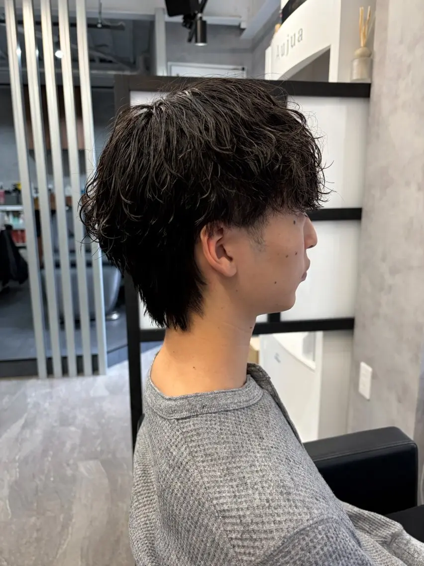 パーマ カット パーマ 德永 咲希のヘアスタイル